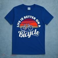 Bike Cycling Biking Cyclist Retro Theme Bicycle Quote Saying T-Shirt thumb 5