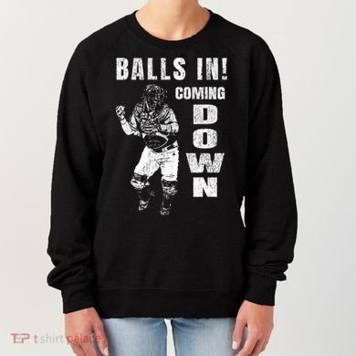 Baseball Catcher - Balls In - Coming Down - Baseball Women's Sweatshirt