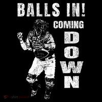 Baseball Catcher - Balls In - Coming Down - Baseball Mousepad thumb 1