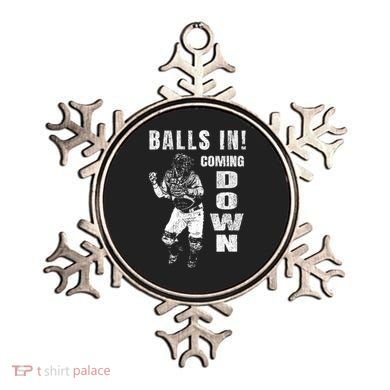Baseball Catcher - Balls In - Coming Down - Baseball Ornament