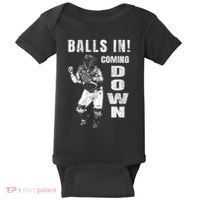 Baseball Catcher - Balls In - Coming Down - Baseball Baby Bodysuit thumb 0