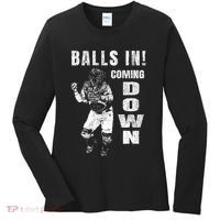 Baseball Catcher - Balls In - Coming Down - Baseball Women's Long Sleeve Shirt thumb 0