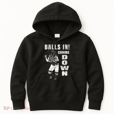 Baseball Catcher - Balls In - Coming Down - Baseball Kids Hoodie