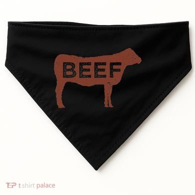 Beef Cattle USA-Made Doggie Bandana