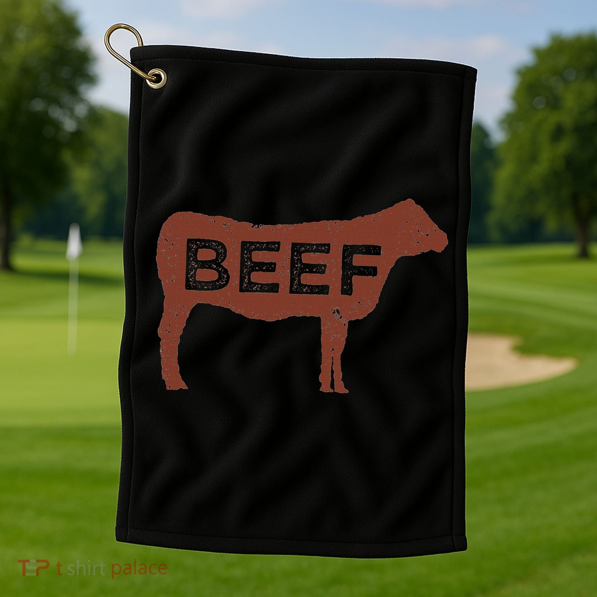 Beef Cattle Golf Towel