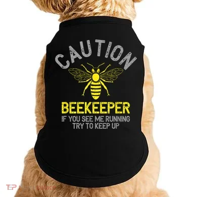 Beekeeper Caution Beekeeping Funny Bee Lover Gift Doggie Tank