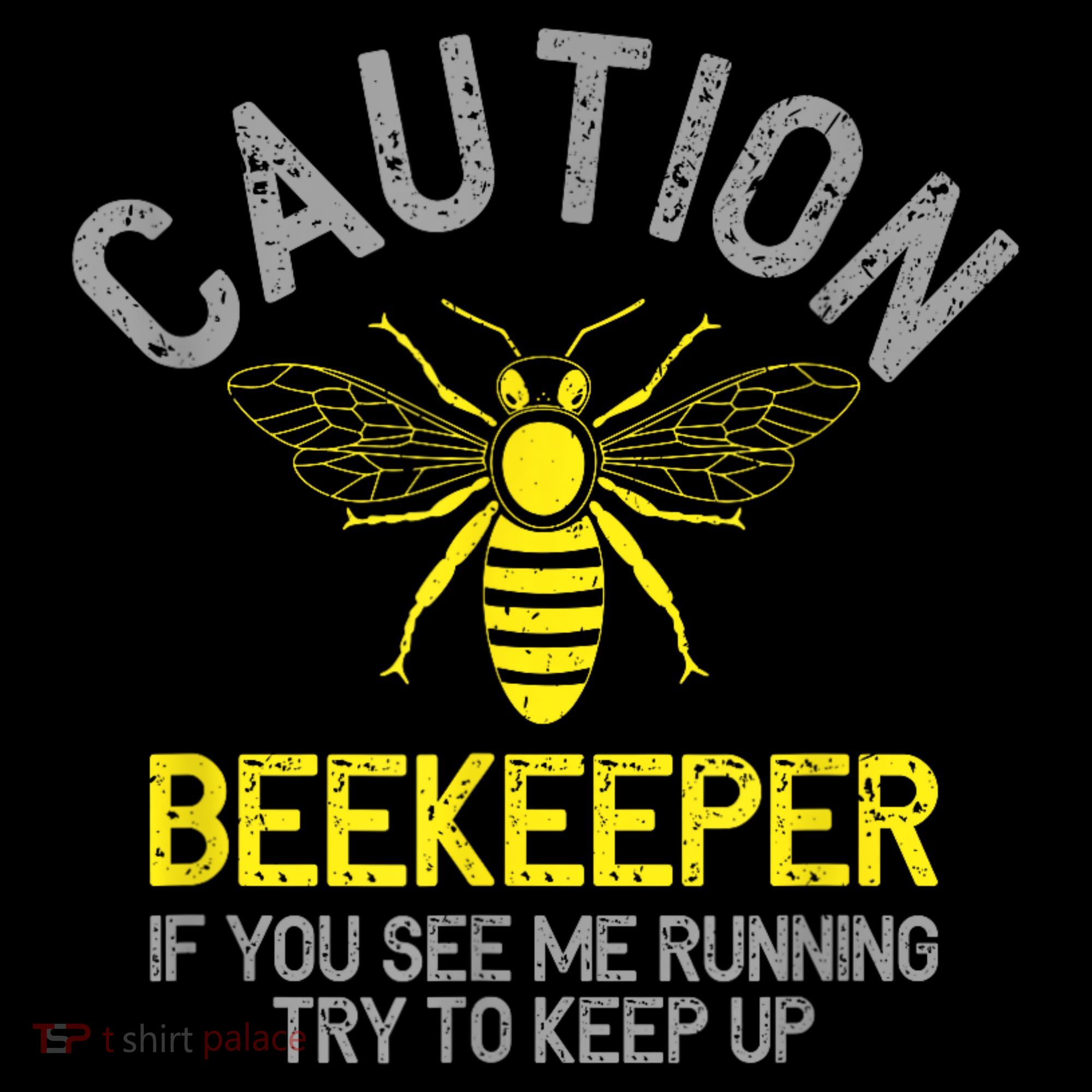 Beekeeper Caution Beekeeping Funny Bee Lover Gift USA-Made Doggie Bandana
