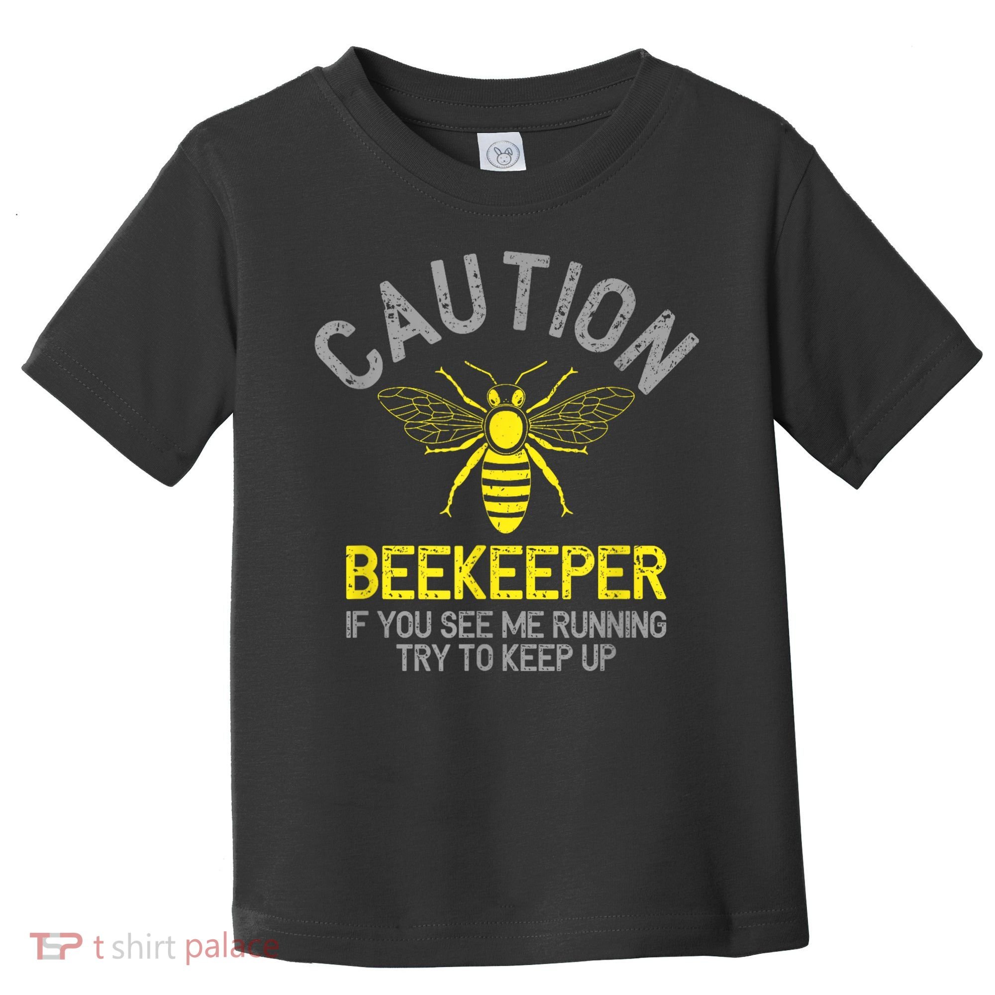 Beekeeper Caution Beekeeping Funny Bee Lover Gift Toddler T-Shirt