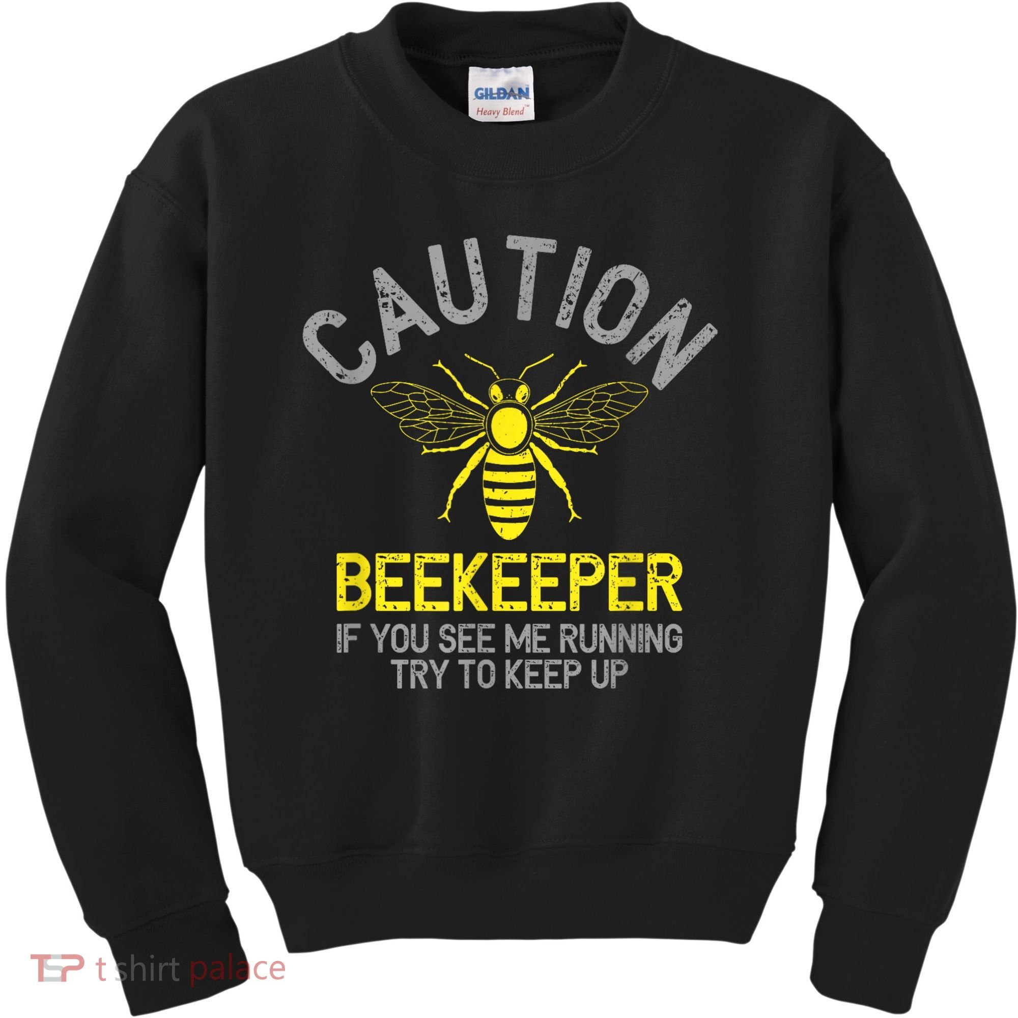 Beekeeper Caution Beekeeping Funny Bee Lover Gift Kids Sweatshirt