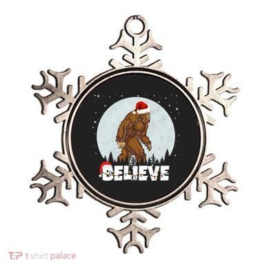 Believe Christmas Bigfoot Holiday Ornament