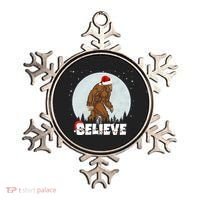 Believe Christmas Bigfoot Holiday Ornament thumb 0