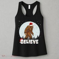 Believe Christmas Bigfoot Holiday Women's Tank Top thumb 3