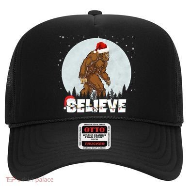 Believe Christmas Bigfoot Holiday Hat