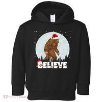 Believe Christmas Bigfoot Holiday Toddler Hoodie thumb 0