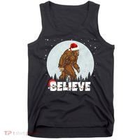 Believe Christmas Bigfoot Holiday Tank Top thumb 0