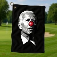 Biden Clown Golf Towel thumb 1