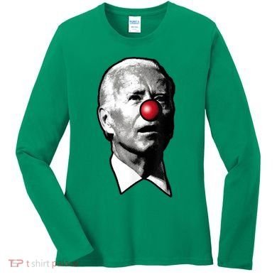 Biden Clown Women's Long Sleeve Shirt