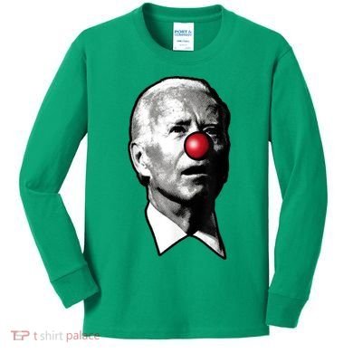 Biden Clown Kids Long Sleeve Shirt