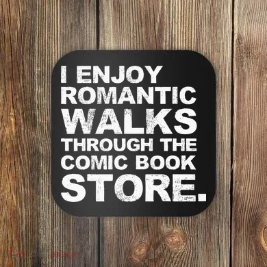 Best Comic Book Design Comic Book Lovers Coaster