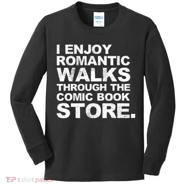 Best Comic Book Design Comic Book Lovers Kids Long Sleeve Shirt