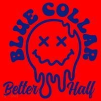 Blue Collar Better Half Funny Santa Hat thumb 1