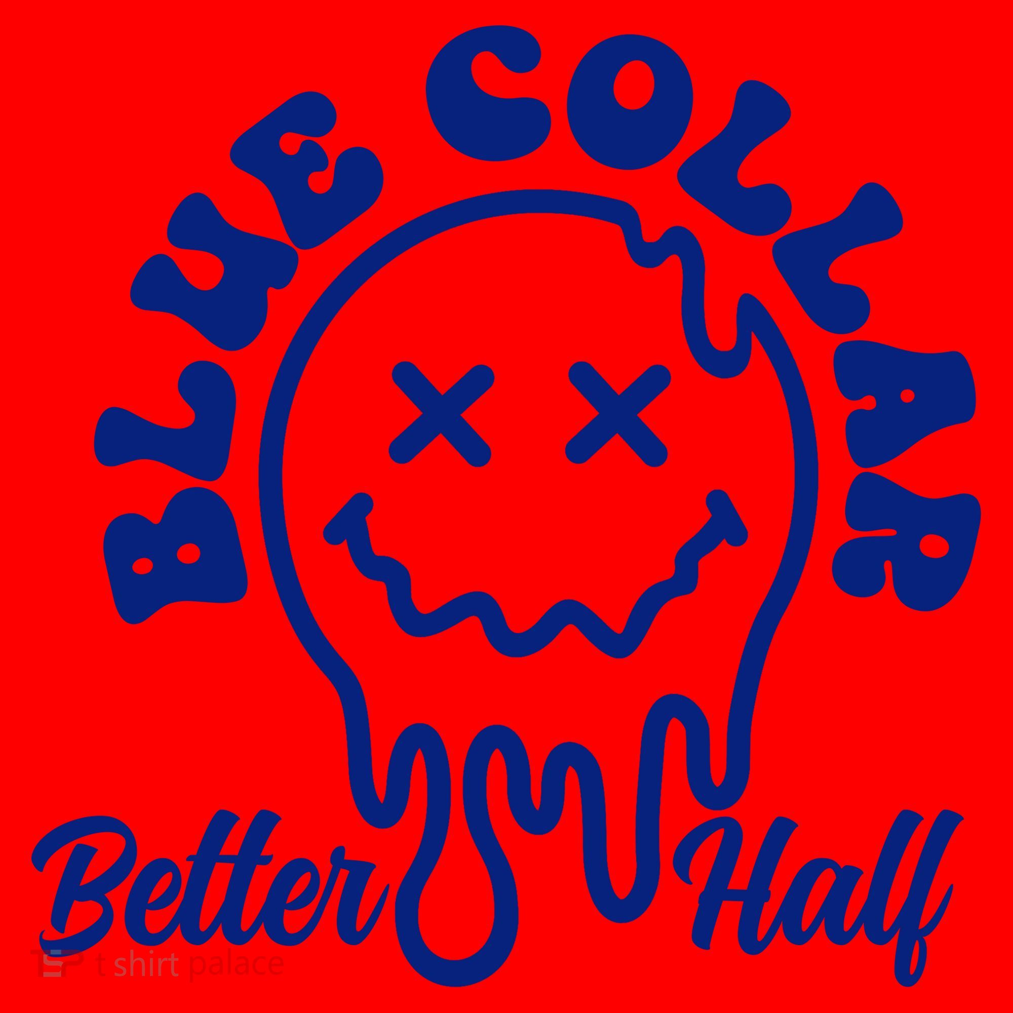 Blue Collar Better Half Funny Santa Hat
