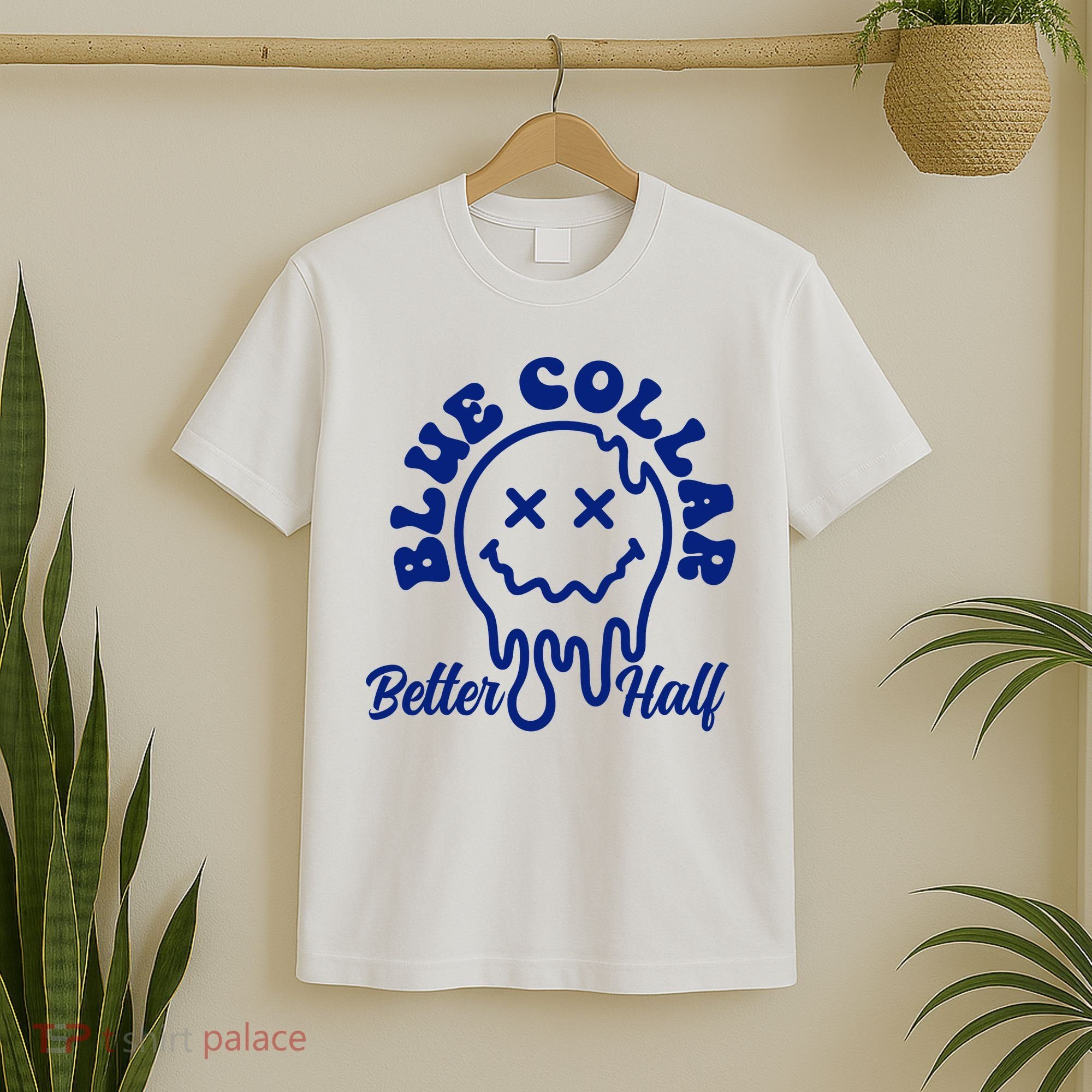 Blue Collar Better Half Funny T-Shirt