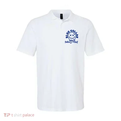 Blue Collar Better Half Funny Polo