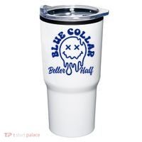 Blue Collar Better Half Funny Tumbler thumb 0