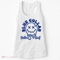 Blue Collar Better Half Funny Women's Tank Top thumb 0