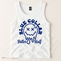Blue Collar Better Half Funny Tank Top thumb 2