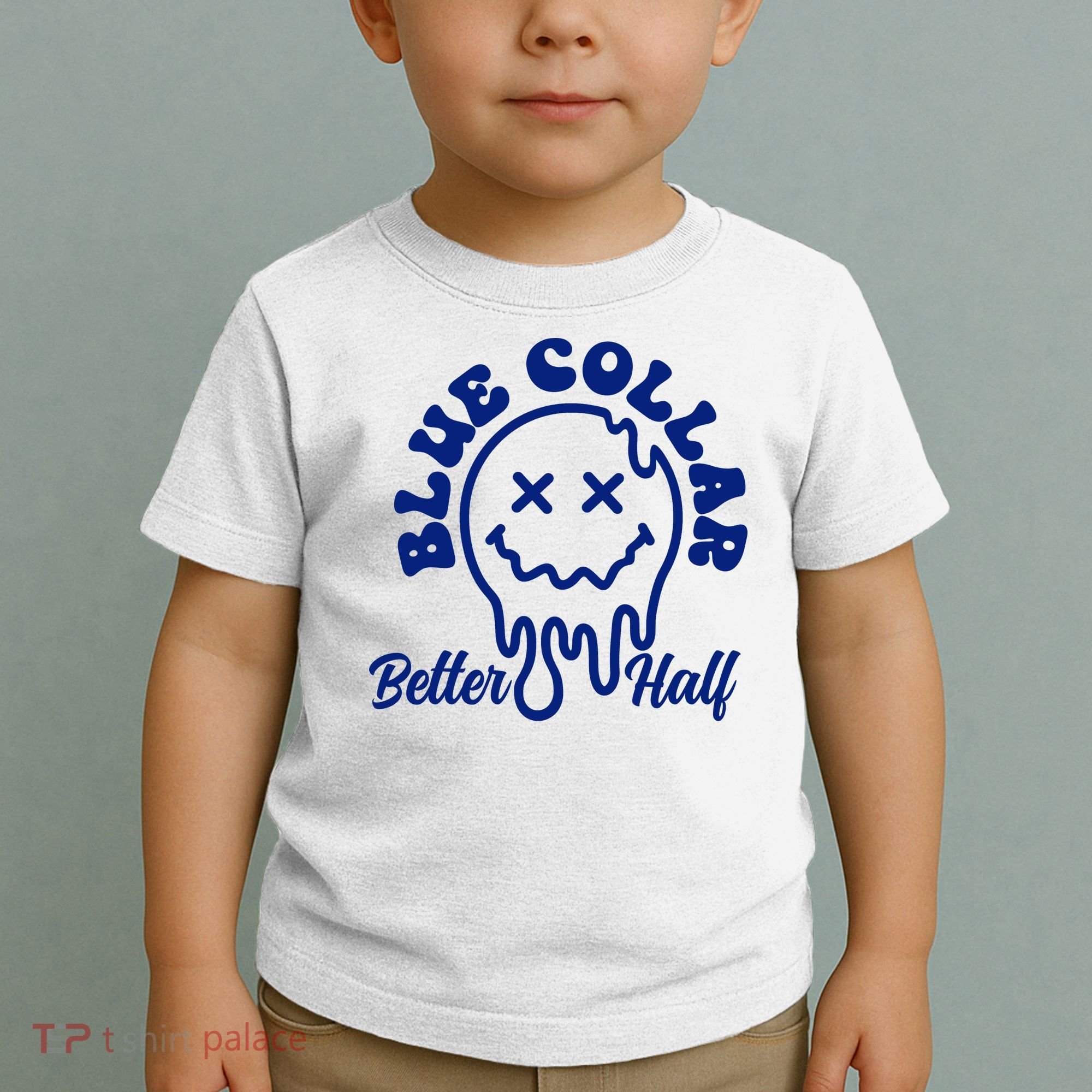 Blue Collar Better Half Funny Toddler T-Shirt