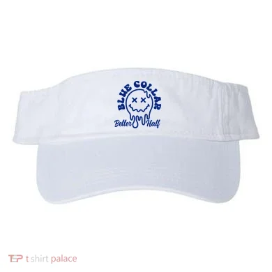 Blue Collar Better Half Funny Visor