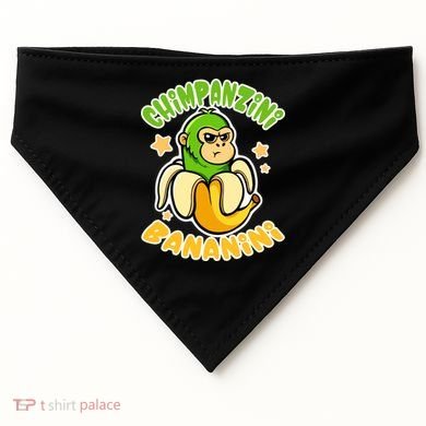 Brainrot Chimpanzini Bananini USA-Made Doggie Bandana
