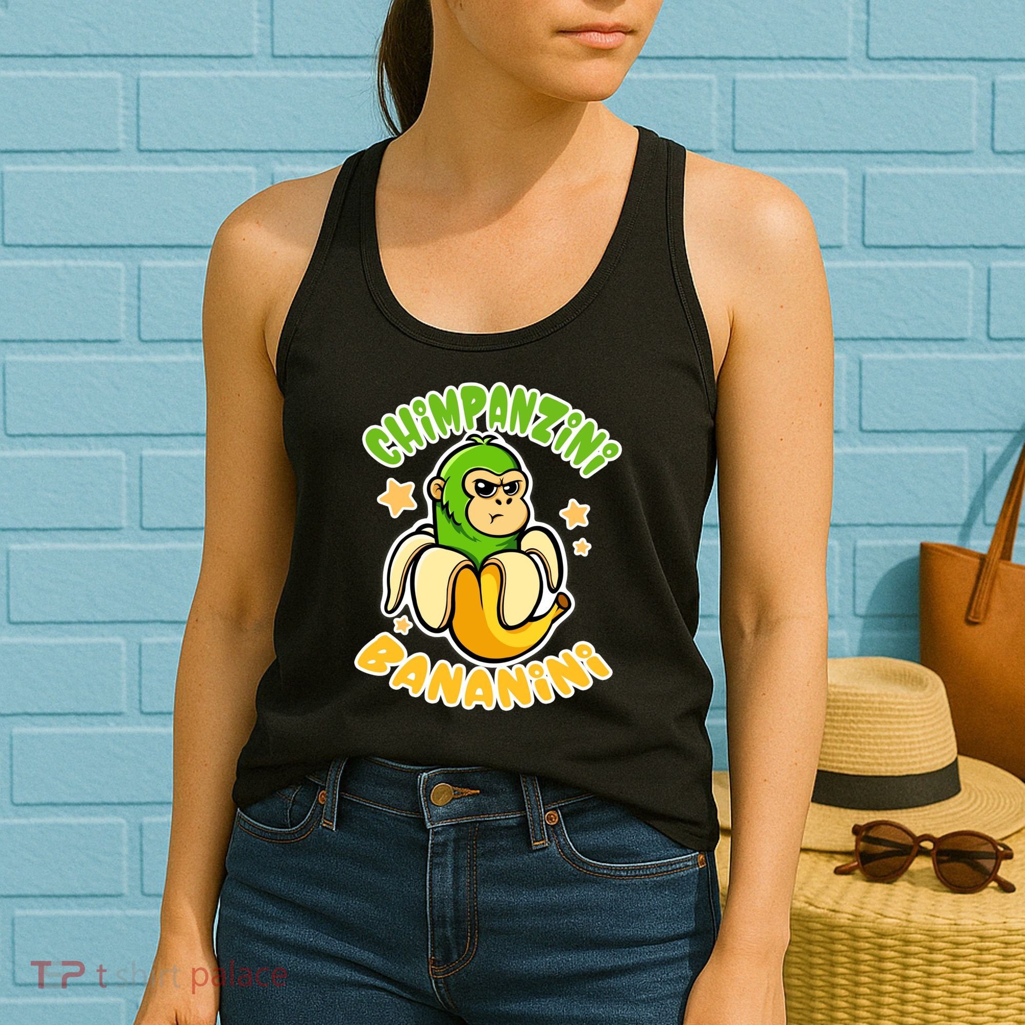 Brainrot Chimpanzini Bananini Women's Tank Top