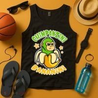 Brainrot Chimpanzini Bananini Tank Top thumb 4