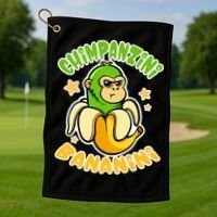 Brainrot Chimpanzini Bananini Golf Towel thumb 1