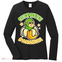 Brainrot Chimpanzini Bananini Women's Long Sleeve Shirt thumb 0
