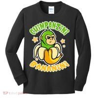 Brainrot Chimpanzini Bananini Kids Long Sleeve Shirt thumb 0