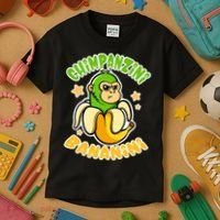 Brainrot Chimpanzini Bananini Kids T-Shirt thumb 3