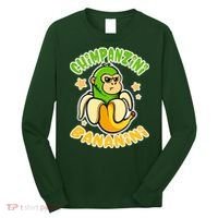 Brainrot Chimpanzini Bananini Long Sleeve Shirt thumb 0