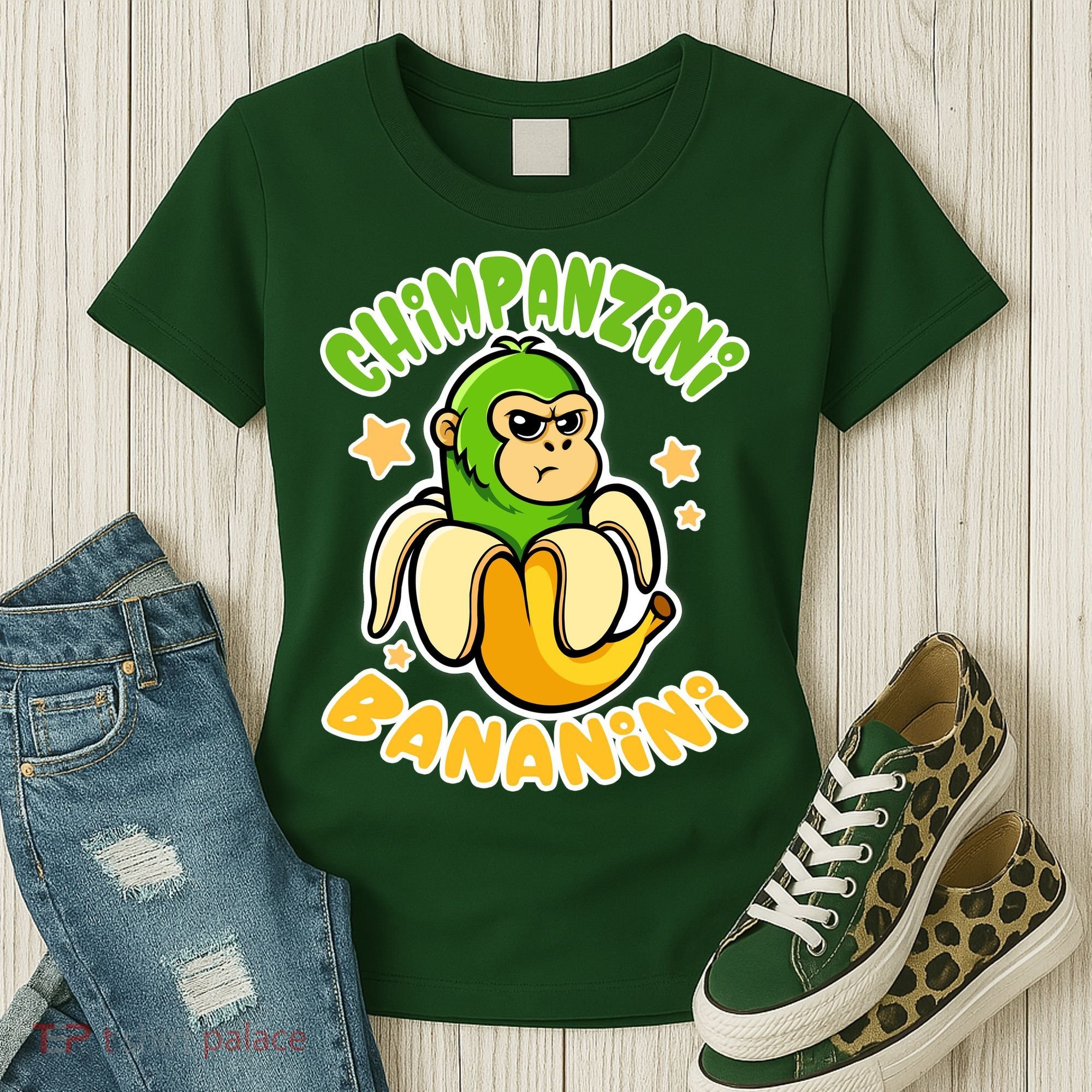 Brainrot Chimpanzini Bananini Women's T-Shirt