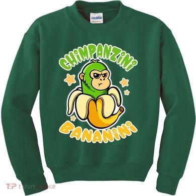 Brainrot Chimpanzini Bananini Kids Sweatshirt