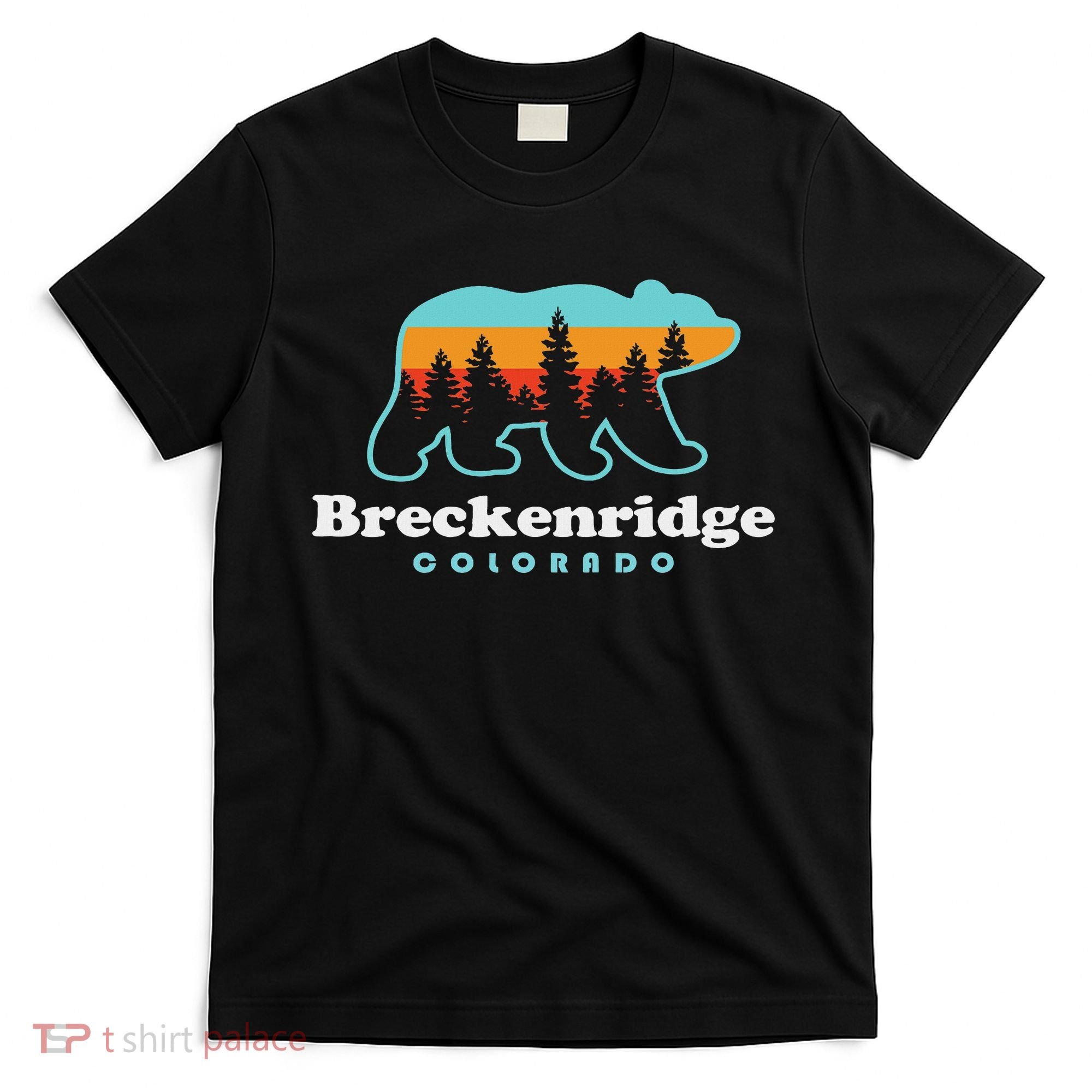 Breckenridge Colorado Bear Mountains Trees T-Shirt