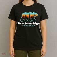 Breckenridge Colorado Bear Mountains Trees T-Shirt thumb 4