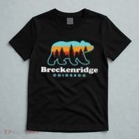 Breckenridge Colorado Bear Mountains Trees T-Shirt thumb 5