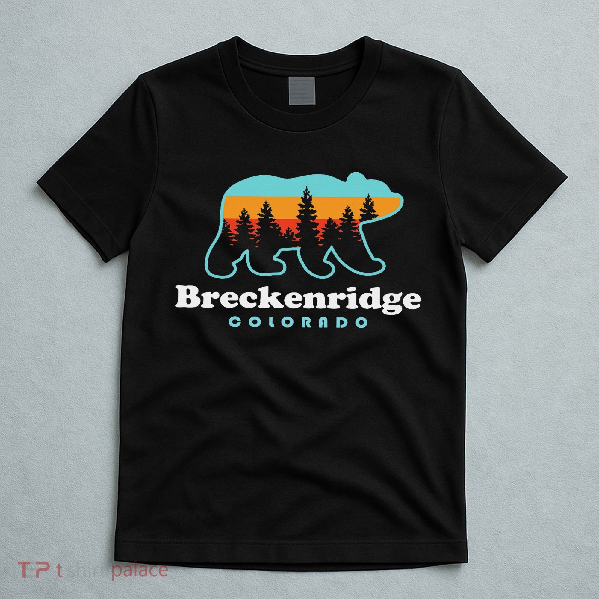 Breckenridge Colorado Bear Mountains Trees T-Shirt