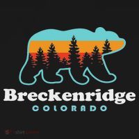Breckenridge Colorado Bear Mountains Trees T-Shirt thumb 7