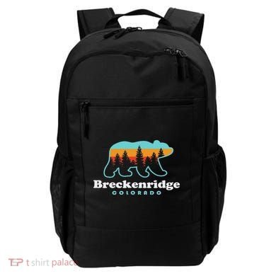 Breckenridge Colorado Bear Mountains Trees Backpack