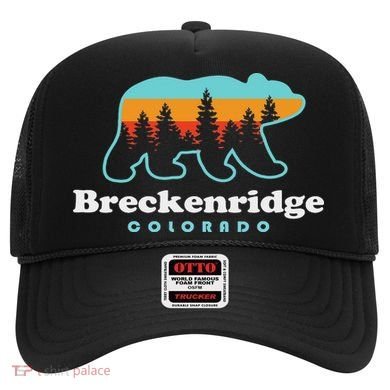 Breckenridge Colorado Bear Mountains Trees Hat